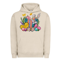 Pigment French Oak Easter Heart Easter Day Urban Hoodie - Neo Western