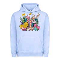 Pigment Grape Ice Easter Heart Easter Day Urban Hoodie - Neo Western