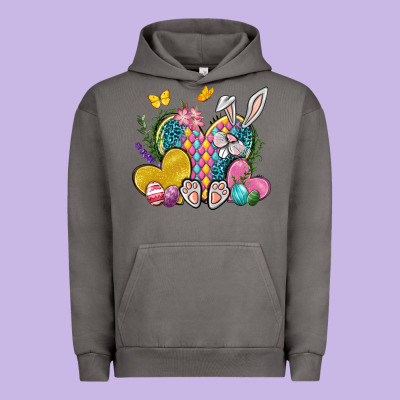 Easter Heart Easter Day Urban Hoodie Designed By Neo Western
