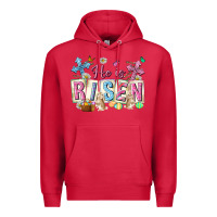 Cardinal he is risen easter with flowers Premium Hoodie - Neo Western