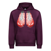Mauve Wine red cleats fa element 3 Urban Hoodie - FaDigitalArtStudio