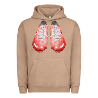 Pigment Burro red cleats fa element 3 Urban Hoodie - FaDigitalArtStudio