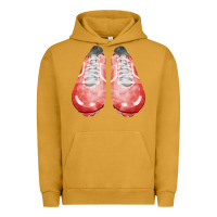 Pigment Peanut Butter red cleats fa element 3 Urban Hoodie - FaDigitalArtStudio