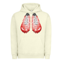 Pigment Pistachio red cleats fa element 3 Urban Hoodie - FaDigitalArtStudio