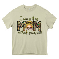 Mossy Iam Boy Mom Nothing Scares Me Heavy Core Tee - CowhideDigitalArt
