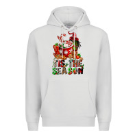Dove Grey tis the season Premium Hoodie - FaDigitalArtStudio