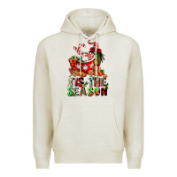 Oatmeal Heather tis the season Premium Hoodie - FaDigitalArtStudio