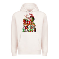 Pale Pink tis the season Premium Hoodie - FaDigitalArtStudio