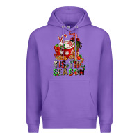 Purple tis the season Premium Hoodie - FaDigitalArtStudio