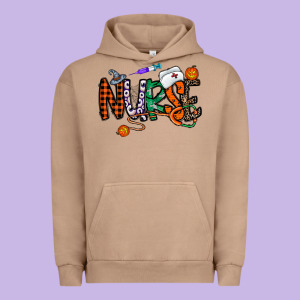 Nurse Halloween Urban Hoodie Designed By Cowhidedigitalart