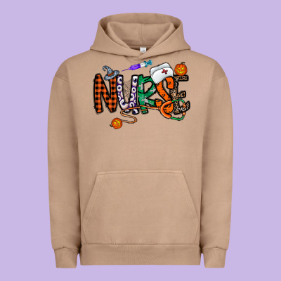 Nurse Halloween Urban Hoodie Designed By Cowhidedigitalart