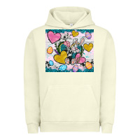 Pigment Pistachio Easter hearts Cowhide tumbler Easter Day Urban Hoodie - Neo Western