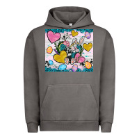 Pigment Tornado Easter hearts Cowhide tumbler Easter Day Urban Hoodie - Neo Western