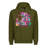 Army Green he is risen indeed easter Premium Hoodie - Neo Western