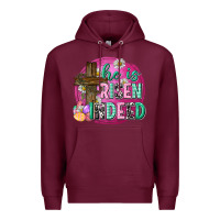 Burgundy he is risen indeed easter Premium Hoodie - Neo Western
