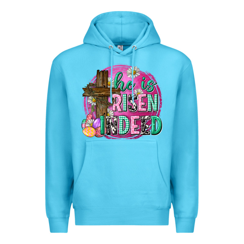 He Is Risen Indeed Easter Premium Hoodie by Neo Western | Teevron