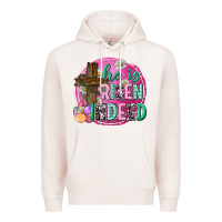 Pale Pink he is risen indeed easter Premium Hoodie - Neo Western