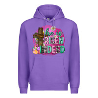 Purple he is risen indeed easter Premium Hoodie - Neo Western