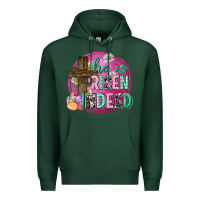 Sports Green he is risen indeed easter Premium Hoodie - Neo Western