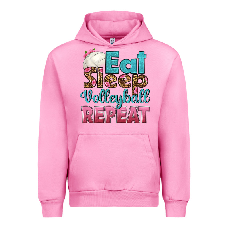 Eat Sleep Volleyball Repeat Urban Hoodie by HRA Design Shop | Teevron