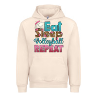 Sandshell eat sleep volleyball repeat Urban Hoodie - HRA Design Shop