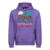 Tulip eat sleep volleyball repeat Urban Hoodie - HRA Design Shop