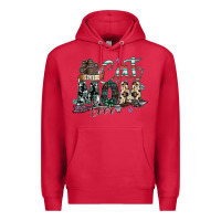 Cardinal best cat mom ever Premium Hoodie - SublimationCraftShop