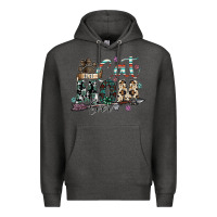Charcoal Heather best cat mom ever Premium Hoodie - SublimationCraftShop