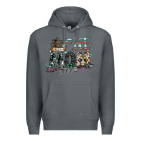 Rock best cat mom ever Premium Hoodie - SublimationCraftShop