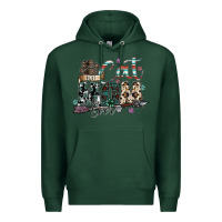 Sports Green best cat mom ever Premium Hoodie - SublimationCraftShop