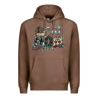 Chestnut best cat mom ever Premium Hoodie - SublimationCraftShop