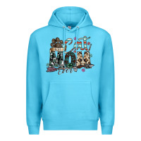 Ocean Blue best cat mom ever Premium Hoodie - SublimationCraftShop