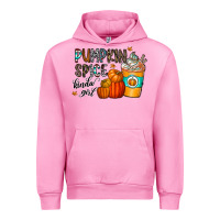 Fuchsia Pink pumpkin spice kinda girl Urban Hoodie - CowhideDigitalArt