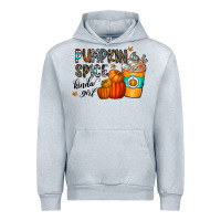 Heather Grey pumpkin spice kinda girl Urban Hoodie - CowhideDigitalArt