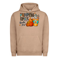 Pigment Burro pumpkin spice kinda girl Urban Hoodie - CowhideDigitalArt