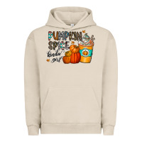 Pigment French Oak pumpkin spice kinda girl Urban Hoodie - CowhideDigitalArt