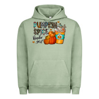 Pigment Oil Green pumpkin spice kinda girl Urban Hoodie - CowhideDigitalArt