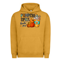 Pigment Peanut Butter pumpkin spice kinda girl Urban Hoodie - CowhideDigitalArt
