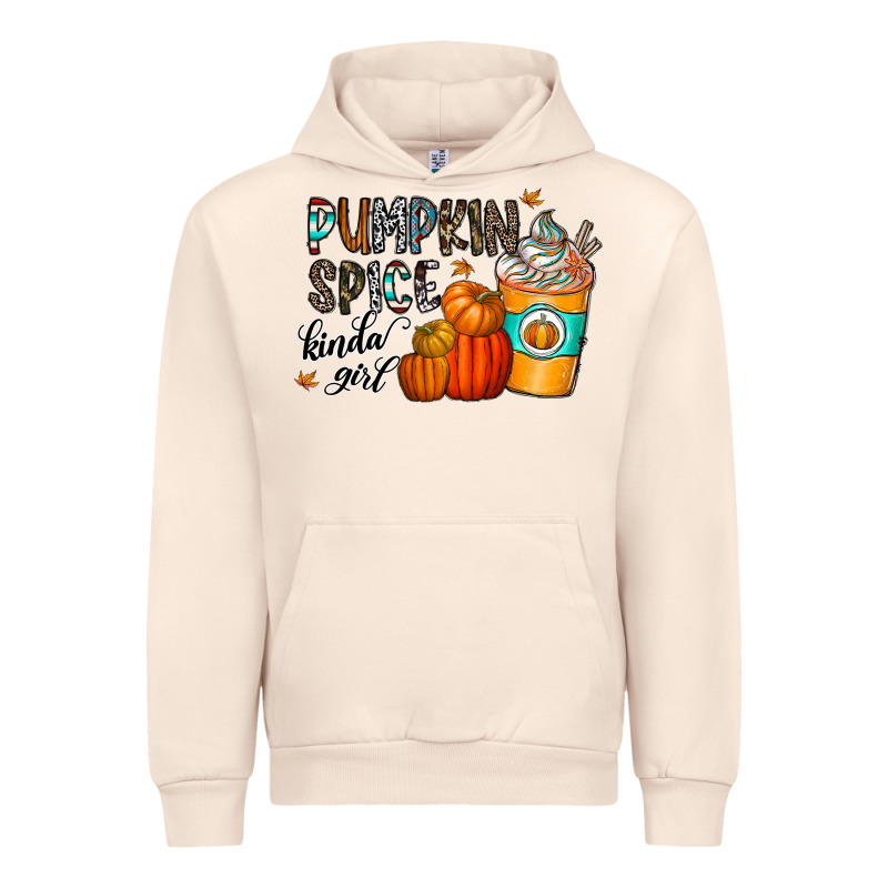 Pumpkin Spice Kinda Girl Urban Hoodie by CowhideDigitalArt | Teevron