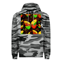 Slate Camo juneteenth butterflies seamless pattern Premium Hoodie - HRA Design Shop