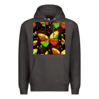 Smoke juneteenth butterflies seamless pattern Premium Hoodie - HRA Design Shop