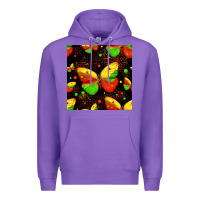 Purple juneteenth butterflies seamless pattern Premium Hoodie - HRA Design Shop