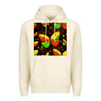 Sandshell juneteenth butterflies seamless pattern Premium Hoodie - HRA Design Shop