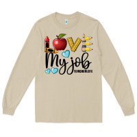 Mushroom love my job teacher life Long Sleeve Tee - BarkalooDesign