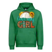 Emerald love my girl volleyball Urban Hoodie - HRA Design Shop