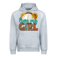 Heather Grey love my girl volleyball Urban Hoodie - HRA Design Shop