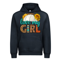 Navy love my girl volleyball Urban Hoodie - HRA Design Shop