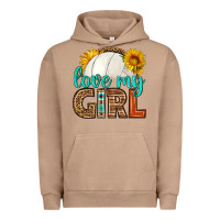 Pigment Burro love my girl volleyball Urban Hoodie - HRA Design Shop