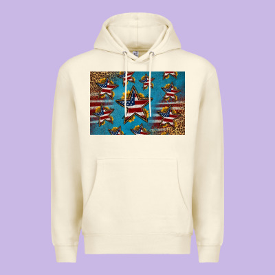 4th Of July Stars Skinny Metal Can Holder Premium Hoodie Designed By Hra Design Shop