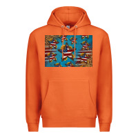 Carrot 4th of july stars skinny metal can holder Premium Hoodie - HRA Design Shop